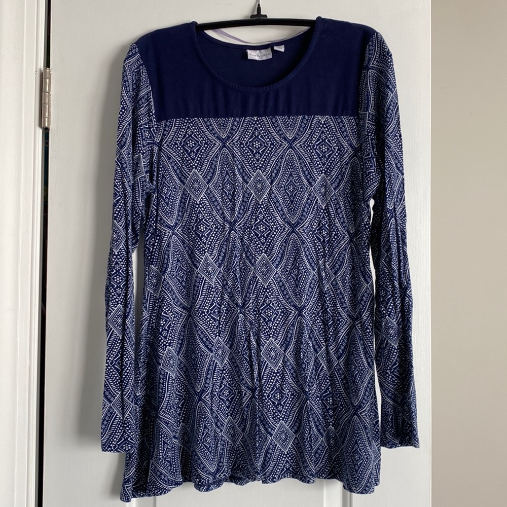 Blue Kim Rogers long sleeve top